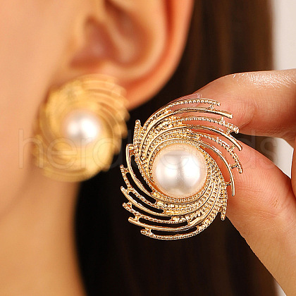 Alloy Stud Earrings WG73BC4-06-1