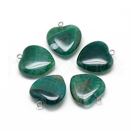 Natural Brazilian Agate Pendants G-S262-01C-1