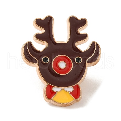 Christmas Series Golden Aolly Brooches JEWB-U004-02B-1