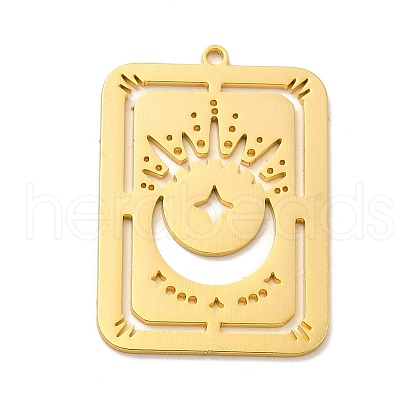 201 Stainless Steel Pendants STAS-E175-15G-1