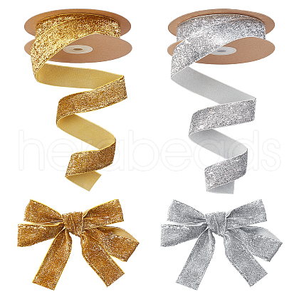 ARRICRAFT 2Roll 2 Color Chinlon Ribbon OCOR-AR0001-13B-1