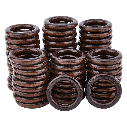 Dyed Macrame Wooden Linking Rings FIND-WH0110-745-1