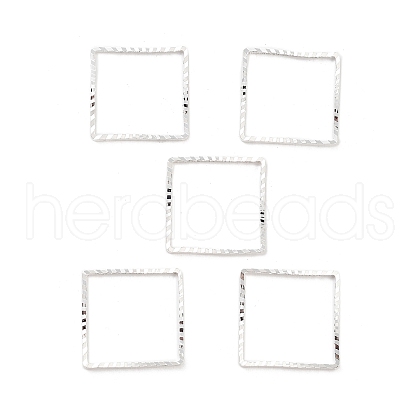 Brass Beads Frames KK-M288-01S-F-1