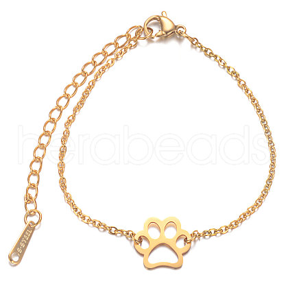 201 Stainless Steel Link Bracelets STAS-T040-JN020-2-1