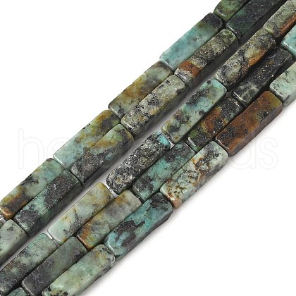 Natural African Turquoise(Jasper) Beads Strands G-G837-02-1