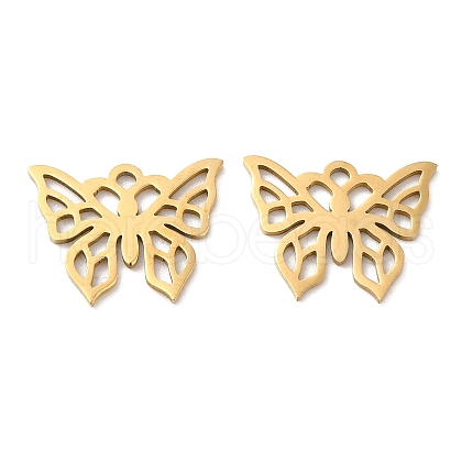 201 Stainless Steel Pendants STAS-A084-14G-1