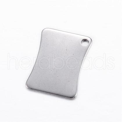 Tarnish Resistant 304 Stainless Steel Pendants STAS-D445-035-1