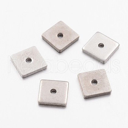 Non-Tarnish 304 Stainless Steel Spacer Beads STAS-E134-4mm-19P-1