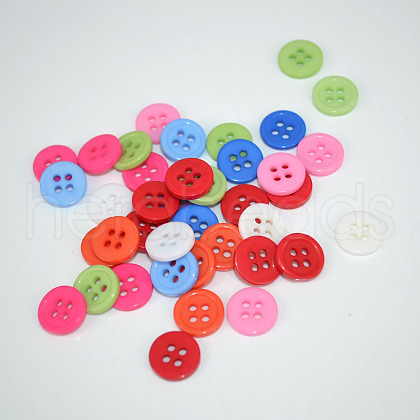 4-Hole Flat Sewing Buttons FNA14TY-1