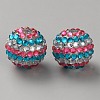 Resin Rhinestone Beads RB-WH0003-08G-1