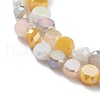 Electroplate Glass Beads EGLA-P056-01C-4
