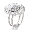 Ion Plating(IP) 304 Stainless Steel Ring RJEW-B059-07P-02-1
