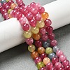 Dyed Natural Malaysia Jade Beads Strands G-G021-02B-16-4