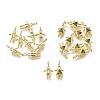 Brass Micro Pave Cubic Zirconia Pendants KK-D339-02G-08-2