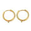 Ion Plating(IP) 304 Stainless Steel Hoop Earring Findings X-STAS-G339-01G-1