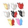 Spray Painted Alloy Magnetic Pendants PALLOY-V006-12-1