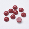 Synthetic Coral Cabochons X-G-F501-03-6mm-1