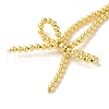 Brass Beaded Necklaces NJEW-K271-01G-01-2