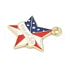 Independence Day Alloy Enamel Pandants FIND-M083-05M-G-2