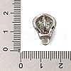 Rack Plating Brass Micro Pave Cubic Zirconia Pendants KK-M079-10P-3