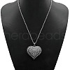 Fashion Unisex Alloy Rhinestone Pendant Necklaces YH1785-4-1