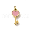 304 Stainless Steel Enamel Charms STAS-R153-05G-03-1