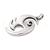 Tarnish Resistant 304 Stainless Steel Pendants STAS-C015-97-2