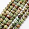 Natural Green Opal Beads Strands G-K209-05A-6mm-1