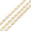 Brass Enamel Curb Chains CHC-C003-13G-02-1
