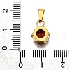 304 Stainless Steel Pave Cubic Zirconia Pendants STAS-B086-12G-03-3