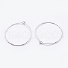 925 Sterling Silver Earring Hoop STER-K167-066S-1