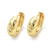 Star Brass Micro Pave Clear Cubic Zirconia Hoop Earrings EJEW-D311-104G-2