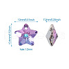 K9 Glass Rhinestone Charms X-GLAA-TA001-007-9