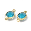 Transparent K9 Glass Connector Charms GLAA-A005-10G-06-2