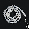Plating Natural Selenite Beads Strands G-G120-A01-01-3