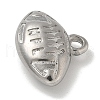 Anti-Tarnish 304 Stainless Steel Pendants STAS-Q334-09P-2