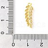 Rack Plating Brass Micro Pave Cubic Zirconia Pendants KK-S396-38G-3