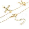 Bohemian Summer Beach Style 18K Gold Plated Shell Shape Initial Pendant Necklaces IL8059-24-2