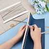 BENECREAT 10M Linen Striped Ribbons OCOR-BC0006-65-3