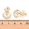 Brass Micro Pave Cubic Zirconia Pendants KK-N272-09G-3