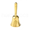 Brass Hand Bell AJEW-E052-01G-01-1