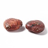 Mother's Day Gifts Natural Leopard Skin Jasper Heart Love Stone G-B030-03-3