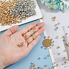 DICOSMETIC 1000Pcs 2 Colors CCB Plastic Beads CCB-DC0001-18-3