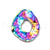 Ion Plating(IP) 304 Stainless Steel Pendants STAS-B032-18MC-2