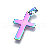 Ion Plating(IP) 304 Stainless Steel Pendants STAS-E462-04M-1