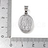 201 Stainless Steel Pendants STAS-O111-05P-3