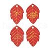 100Pcs Gold Stamping Paper Printed Gift Tags CDIS-H007-14A-2