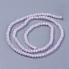 Electroplate Glass Bead Strands GLAA-F001-3x2mm-27L-2
