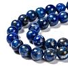 Natural Lapis Lazuli Bead Strands X-G-G953-01-8mm-3