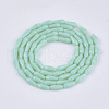 Opaque Solid Color Glass Beads Strands X-GLAA-T009-001H-2